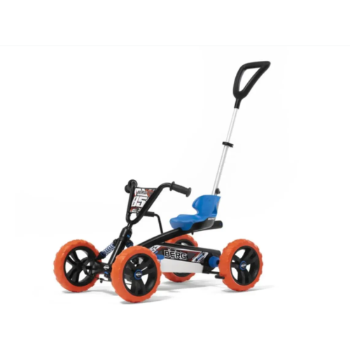 Веломобиль  BERG Buzzy Nitro 2-in-1 Черно-оранжевый - фото №5